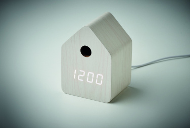 Logotrade corporate gift image of: MDF cuckoo alarm clock