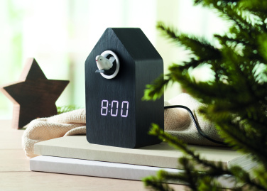 Logotrade promotional giveaway image of: MDF cuckoo alarm clock
