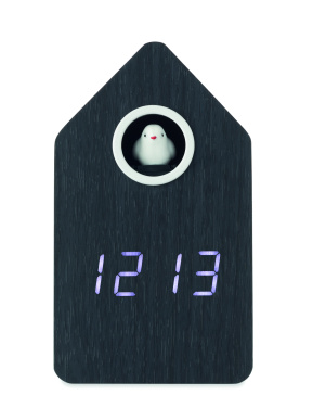 Logotrade promotional items photo of: MDF cuckoo alarm clock