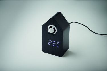 Logo trade promotional gifts image of: MDF cuckoo alarm clock