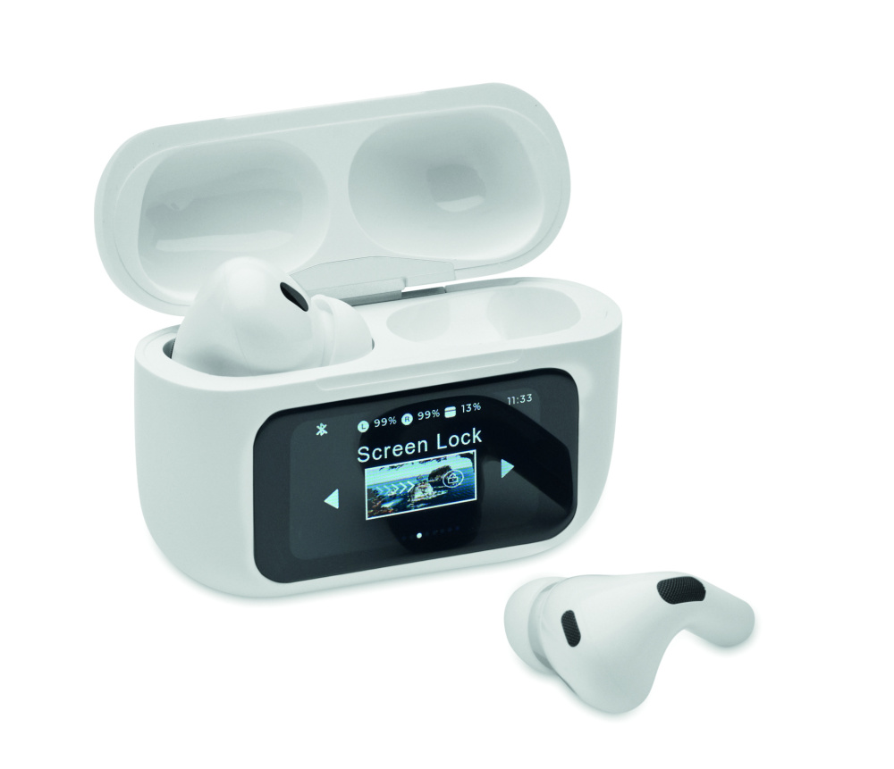 Logo trade business gift photo of: ABS TWS earbuds
