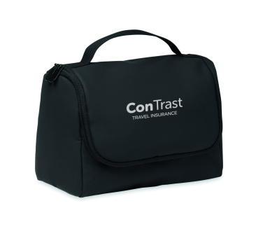 Logo trade promotional merchandise image of: Cosmetic hanging bag in PU