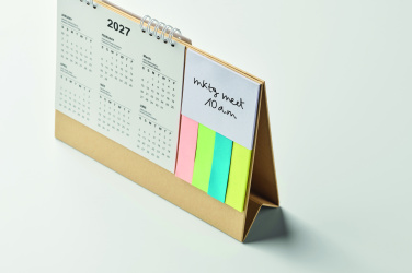 Logotrade promotional gifts photo of: Desk calendar with memo pad