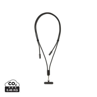 Logo trade promotional products image of: LoopAmp RCS RPET adjustable phone cord with 60W cable