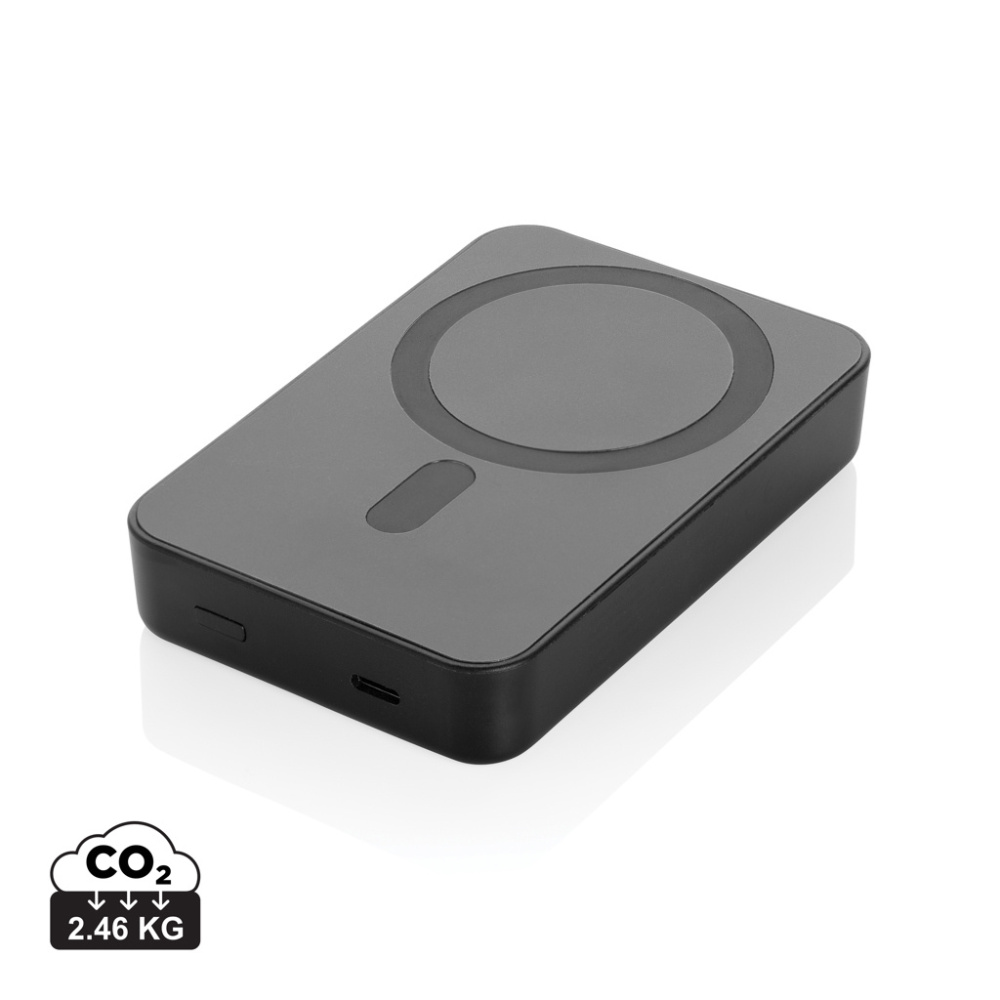 Logotrade promotional item picture of: Amporia RCS recycled plastic 10.000mAh magnetic powerbank