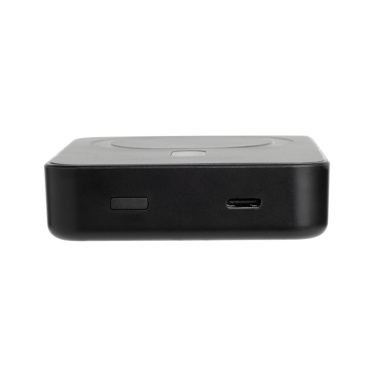 Logo trade advertising products image of: Amporia RCS recycled plastic 10.000mAh magnetic powerbank