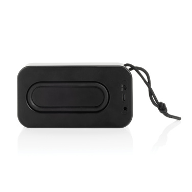 Logo trade promotional giveaways image of: Swiss Peak RCS recycled aluminium 10W bass speaker