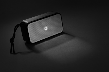 Logo trade promotional merchandise photo of: Swiss Peak RCS recycled aluminium 10W bass speaker