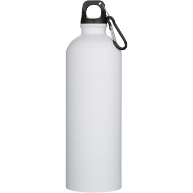 Logotrade advertising products photo of: Oregon 750 ml matte RCS recycled single wall stainless steel water bottle with carabiner