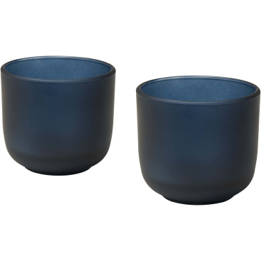Logotrade corporate gift image of: Male 200 ml glass cups - set of 2