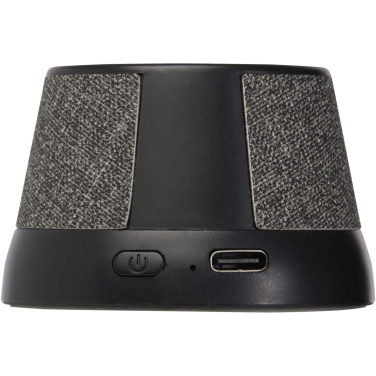 Logo trade promotional item photo of: Horna 3W recycled plastic magnetic wireless speaker
