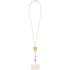 Adhab smartphone lanyard with bamboo details