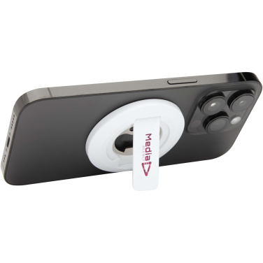 Logo trade promotional merchandise picture of: Ain recycled plastic magnetic phone stand with bottle opener