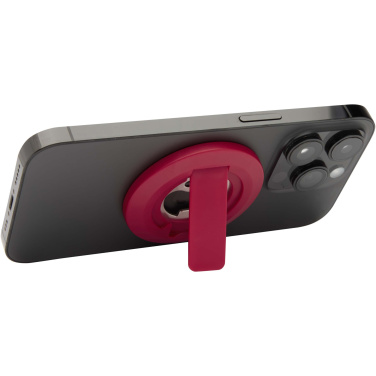 Logo trade business gifts image of: Ain recycled plastic magnetic phone stand with bottle opener