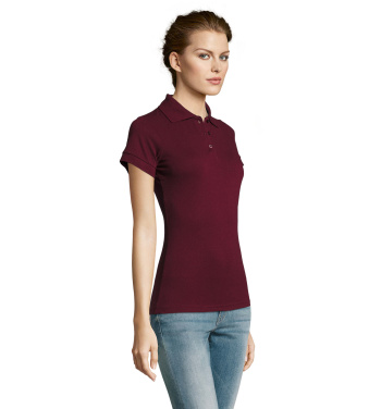 Logo trade promotional giveaways picture of: PRIME WOMEN POLO 200gr
