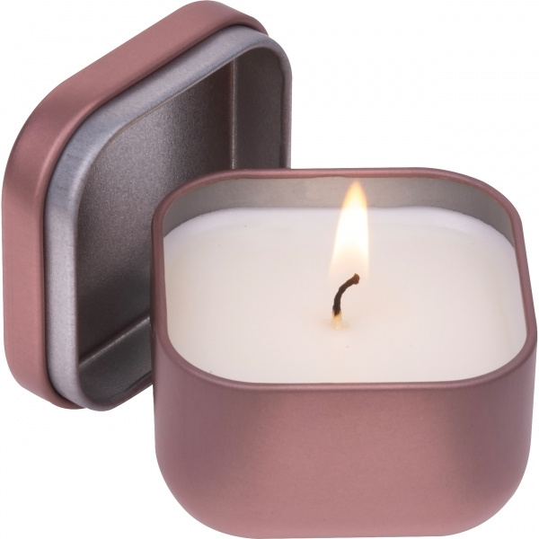 Logotrade promotional products photo of: Candle in tin PRAGUE