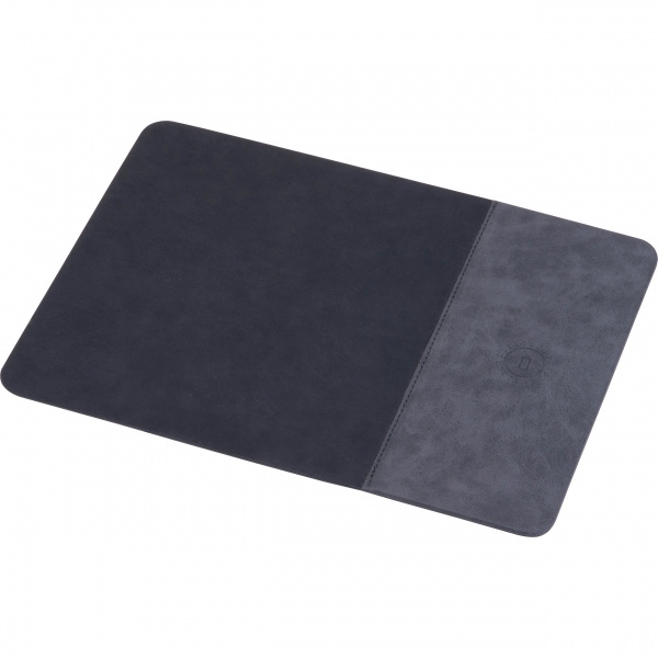 Logo trade business gift photo of: Mousepad with Wireless Charging ROTHERHAM