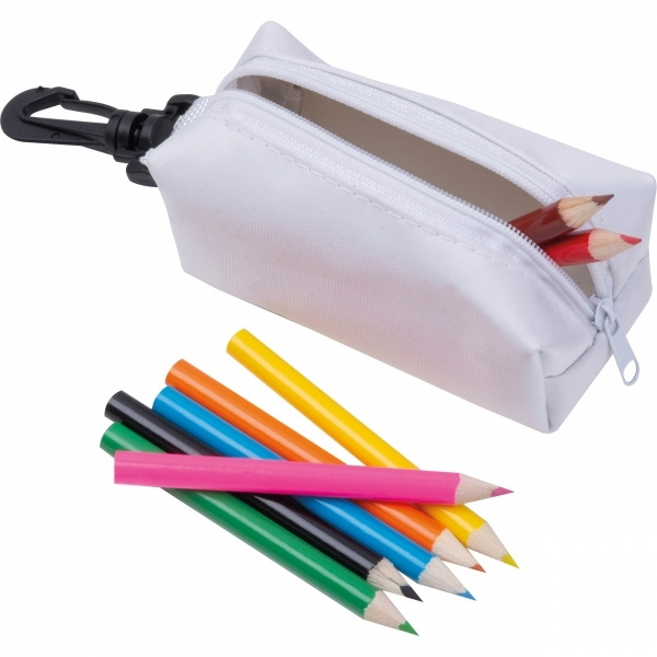 Logotrade promotional product picture of: Case with Colored Pencils CARLTON