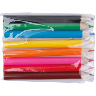 Logotrade promotional gift image of: Case with Colored Pencils CARLTON