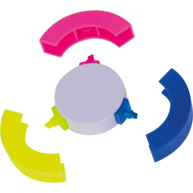 Logo trade business gift photo of: 3-in-1 Highlighter ANDORRA