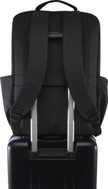 Logotrade promotional merchandise image of: Libra 15” GRS recycled laptop backpack 15L