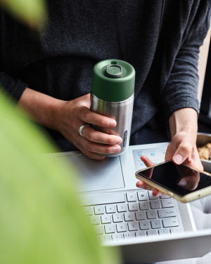 Logo trade promotional gifts image of: Black+Blum Insulated Leakproof Travel Cup Stainless Steel