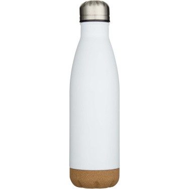 Logotrade advertising product image of: Cove 500 ml double wall vacuum insulated stainless steel water bottle with cork details