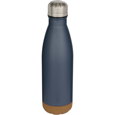 Logo trade corporate gifts picture of: Cove 500 ml double wall vacuum insulated stainless steel water bottle with cork details