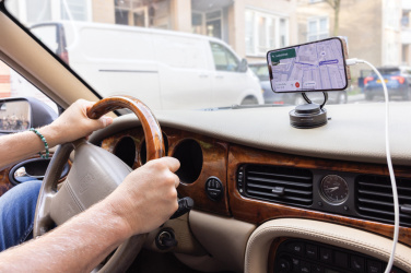 Logotrade promotional gift image of: Terra 360 RCS recycled plastic universal phone holder