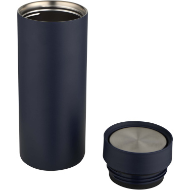 Logo trade promotional product photo of: Illuminate 650 ml RCS recycled double wall stainless steel water bottle with 3-piece lid set