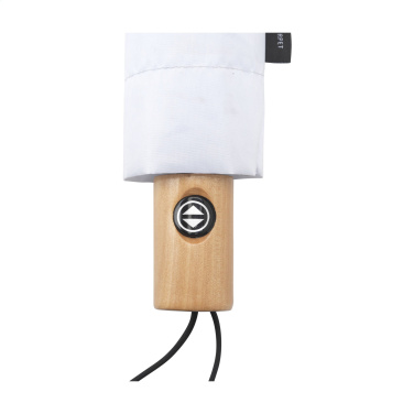 Logo trade advertising product photo of: Michigan foldable RCS RPET umbrella 21 inch