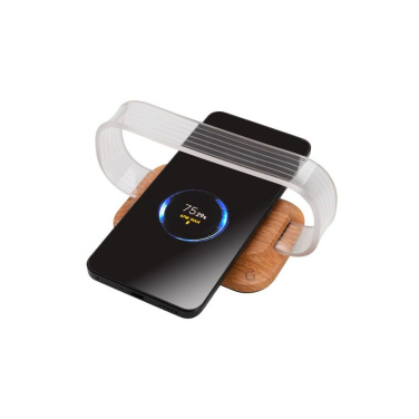 Logo trade promotional giveaways image of: Phone stand with wireless charger JEROME Pierre Cardin