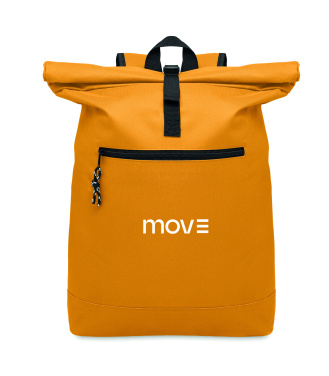 Logo trade advertising products image of: 600Dpolyester rolltop backpack