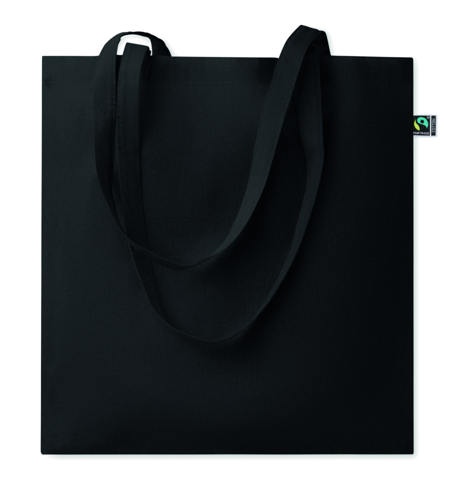 Logo trade promotional merchandise picture of: Shopping bag Fairtrade 180gr