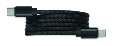 Logo trade promotional products picture of: Braided magnetic cable in RPET