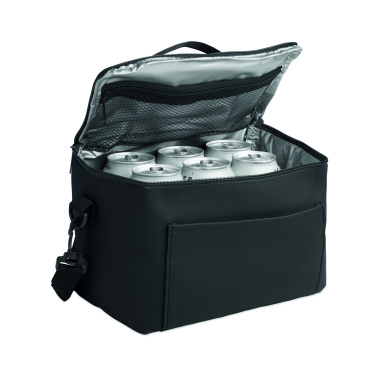 Logo trade promotional giveaways picture of: PU cooler bag