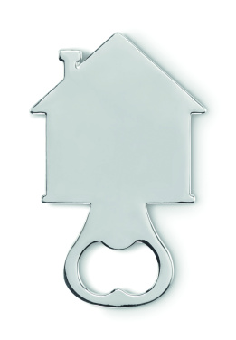 Logo trade corporate gifts image of: House shape bottle opener