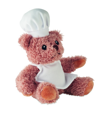 Logo trade promotional products picture of: Teddy bear plush chef