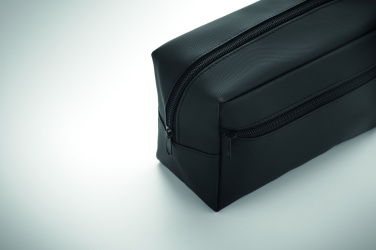 Logo trade promotional giveaways picture of: Toiletry bag in 600D RPET