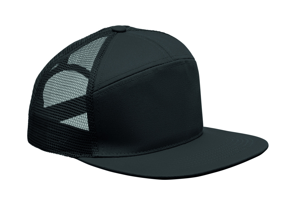 Logo trade promotional gifts picture of: 7 panel flat visor cap