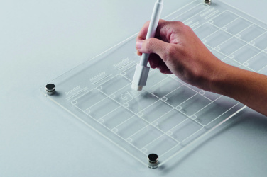 Logo trade promotional giveaway photo of: Magnetic acrylic planner