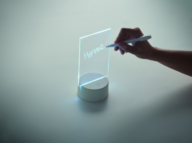 Logotrade promotional gift image of: Light-up LED memo board