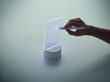 Logotrade promotional giveaway image of: Light-up LED memo board