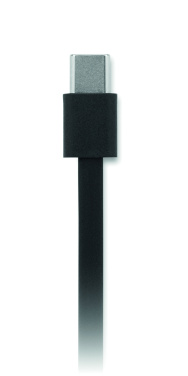 Logo trade promotional merchandise picture of: 100W retractable charging cable