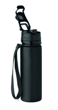 Logo trade corporate gift photo of: Foldable silicone sports bottle