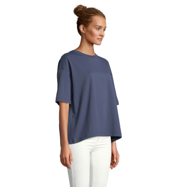 Logo trade promotional merchandise image of: BOXY WOMEN OVERSIZE T-SHIRT