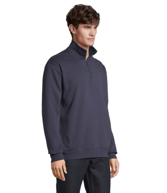 Logo trade promotional product photo of: CONRAD Sweat Zip Collar