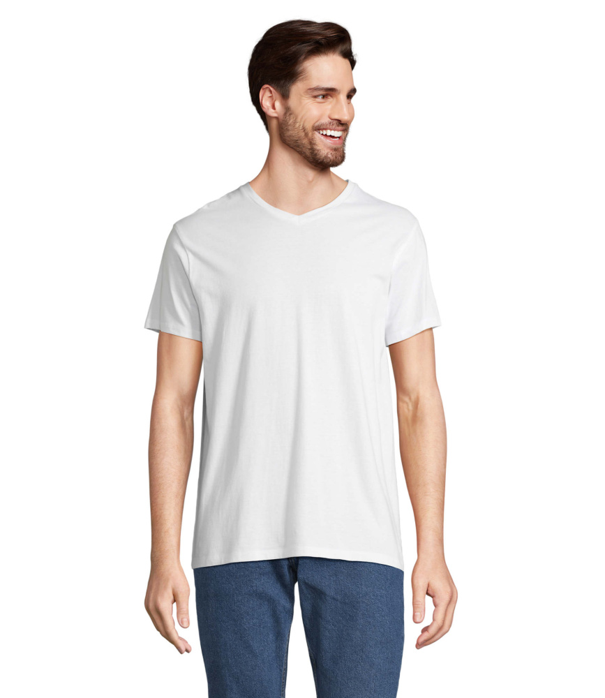 Logo trade promotional gift photo of: REGENT V  V-NECK T-SHIRT