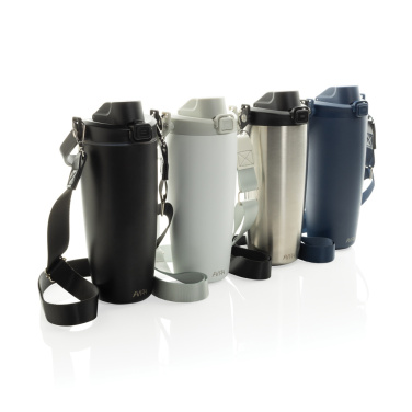 Logotrade business gifts photo of: Avira Ayala RCS re-steel duosip lockable crossbody tumbler