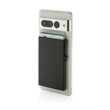 Logotrade promotional gift picture of: Standard aluminium RFID magnetic phone cardholder
